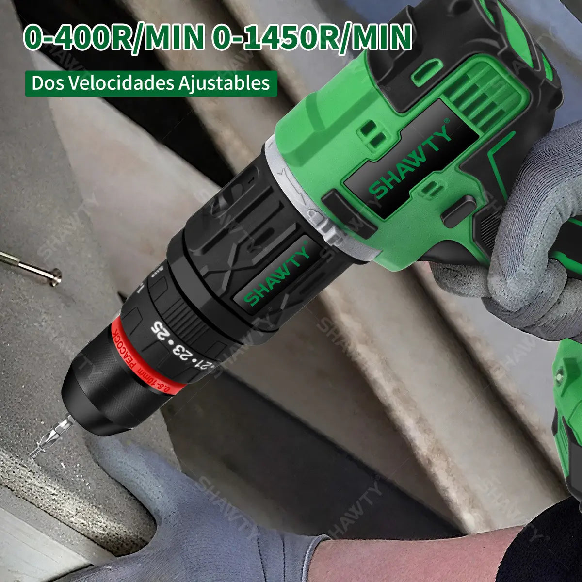 Taladro Inalámbrico 6 En 1 20V con Baterías y Múltiples Funciones - Metacompras