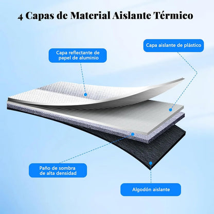 Parasol Retráctil para Parabrisas de Auto y Camioneta - Protección Solar Efectiva