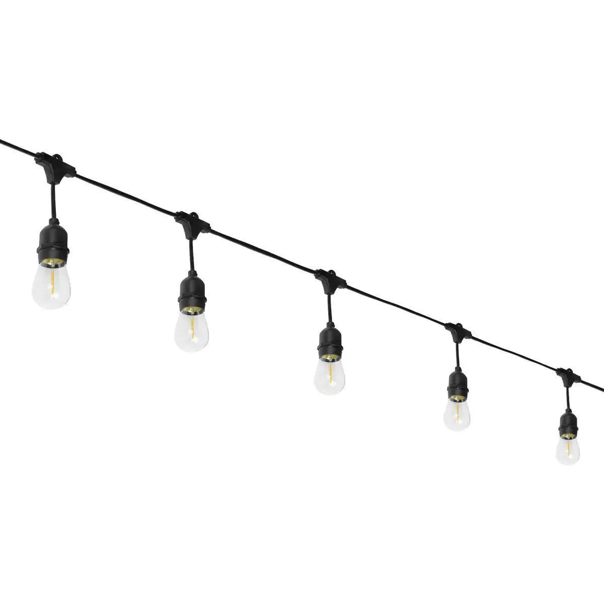 Serie de Luces Vintage LED 15 Focos 14.6m para Jardines y Eventos