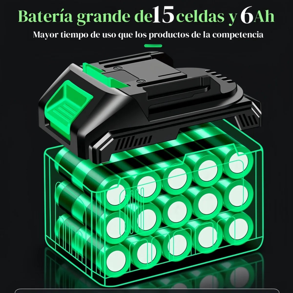 Rotomartillo Inalámbrico 21V Profesional con Kit Completo 3en1 y Accesorios