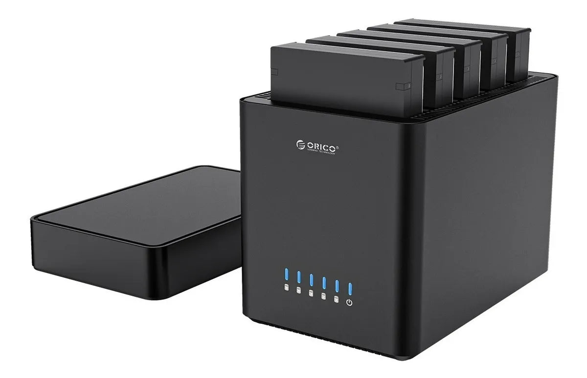 Caja para Discos Duros 5 Bahías USB 3.0 3.5" Capacidad 32TB - Metacompras