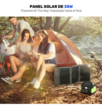 Cargador Solar Portátil 30W Impermeable IP65 con Interfaz Tipo-C - Metacompras