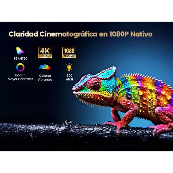 1080P FHD Compact and Powerful Projector with Android 9.0