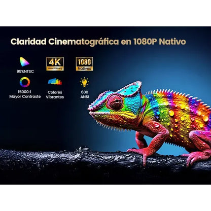 1080P FHD Compact and Powerful Projector with Android 9.0
