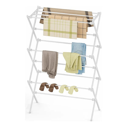 Tendedero Plegable de 3 Niveles para Secar Ropa en Espacios Reducidos