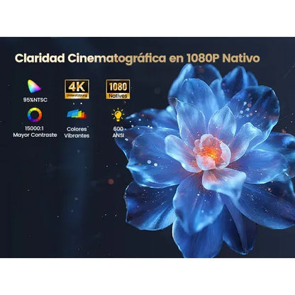 1080P FHD Compact and Powerful Projector with Android 9.0