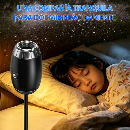 Proyector de Estrellas Luz Nocturna USB para Crear Ambientes Mágicos