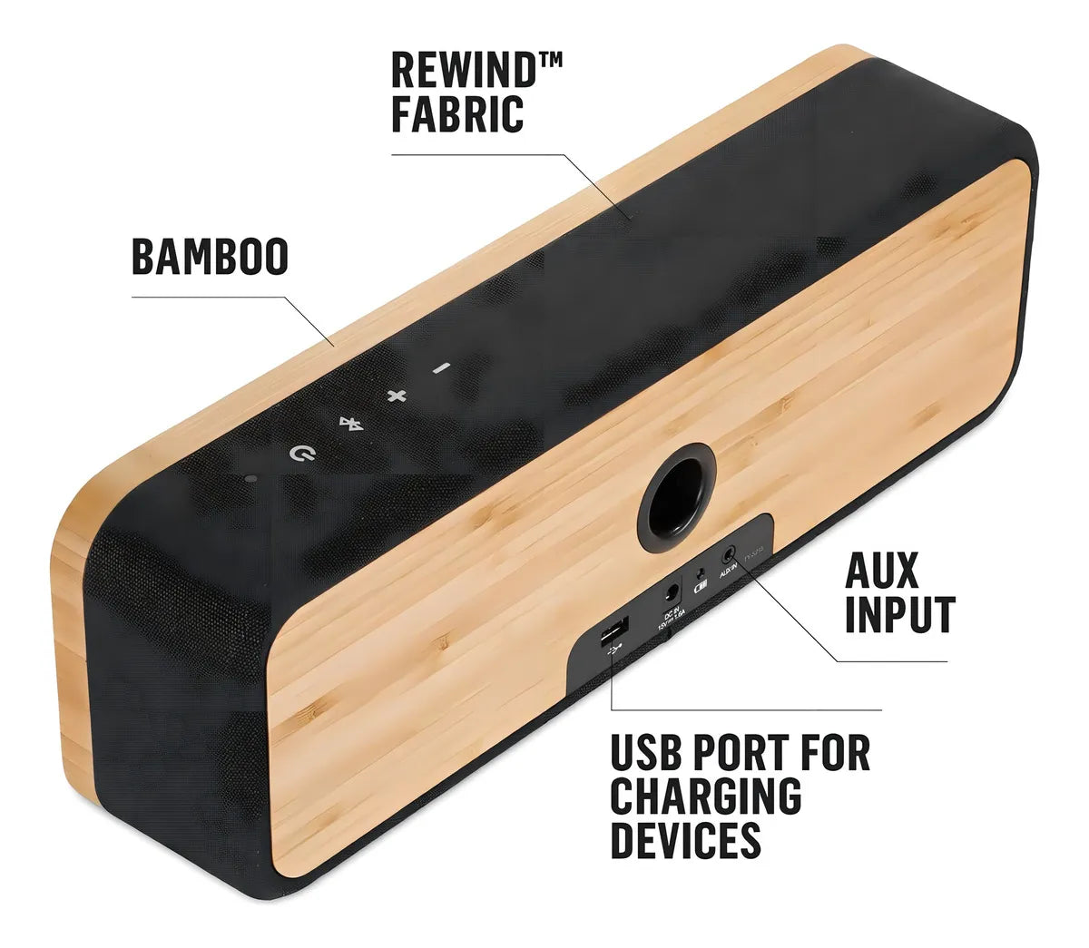Sistema de Audio Portátil Negro con Conectividad Inmediata - Metacompras