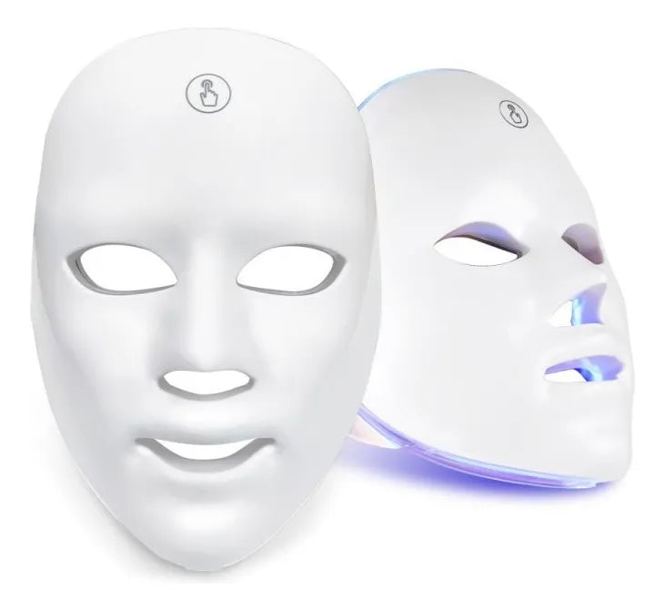 Máscara LED Facial 7 Colores para Rejuvenecimiento y Belleza