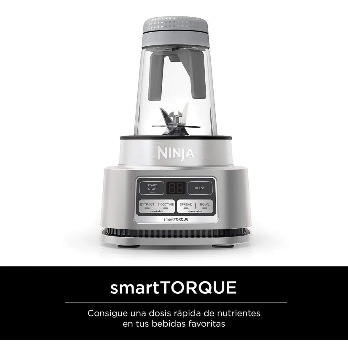 Licuadora Foodi con Auto-iQ - Color Plateado y Potente Rendimiento