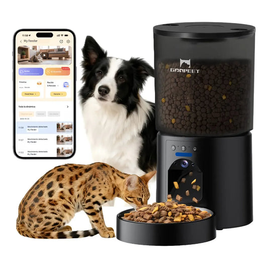 Alimentador Automático Inteligente 4L con Cámara HD y Control Wifi