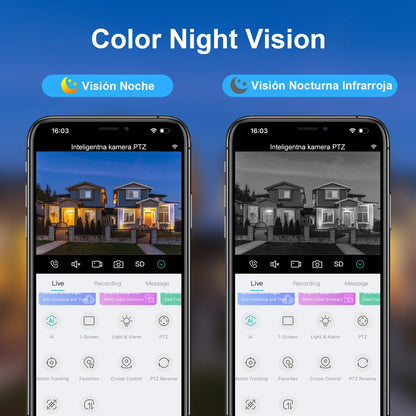 Kit Completo de 4 Cámaras de Seguridad Wifi 3MP con Visión Nocturna y NVR - Metacompras