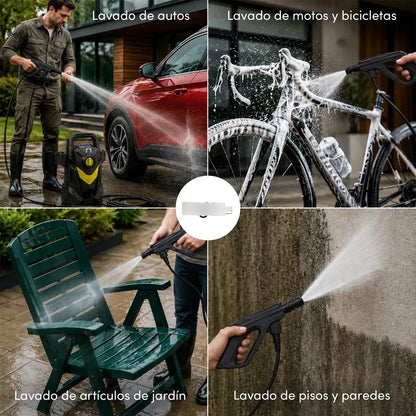 Electric Pressure Washer 1200W 1700 PSI High Pressure 390L/h Yellow