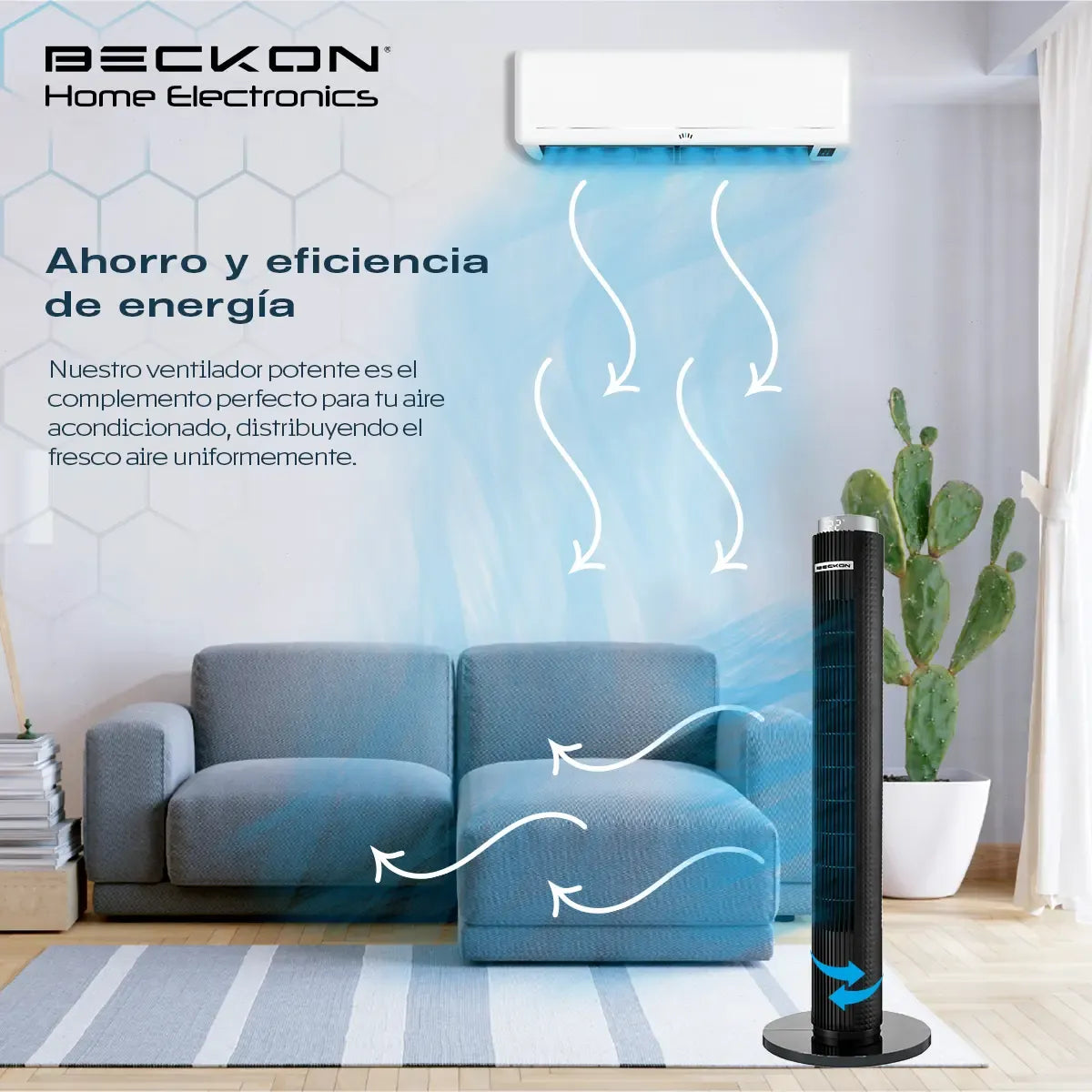 33" Tower Fan with Remote Control and Adjustable Timer