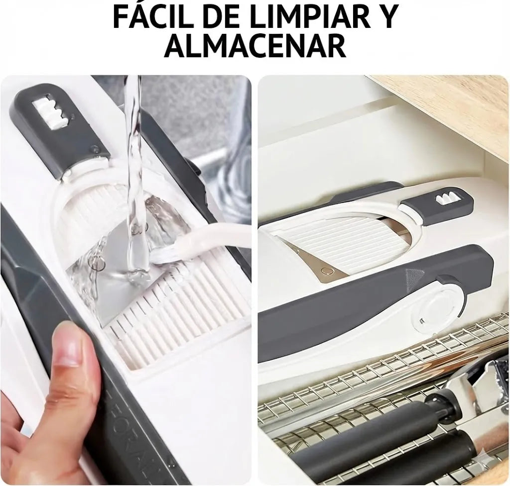 Rallador Manual de Verduras y Frutas - Cortador y Picador Multifuncional