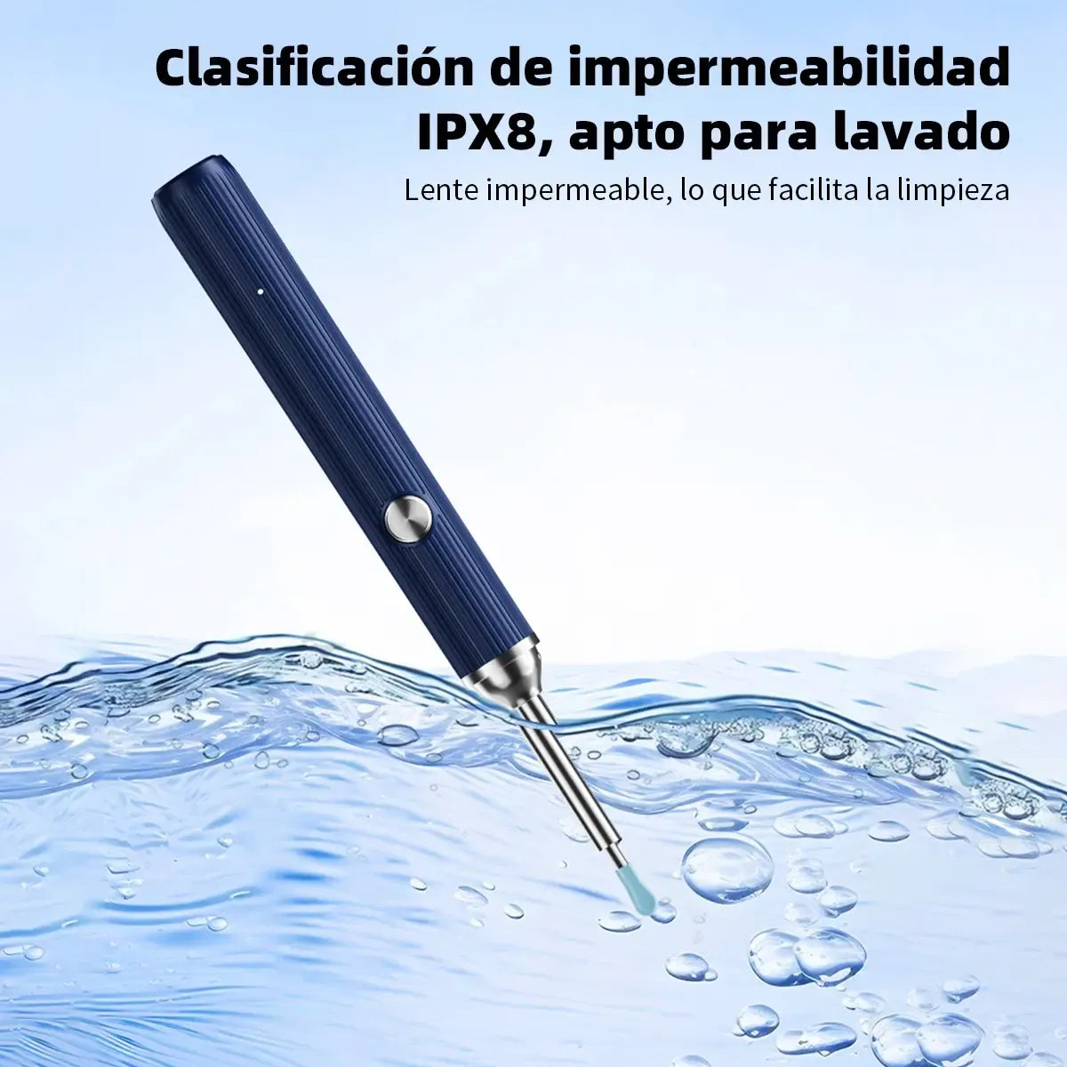 Limpiador de Oídos Inteligente con Cámara y Carga Inalámbrica