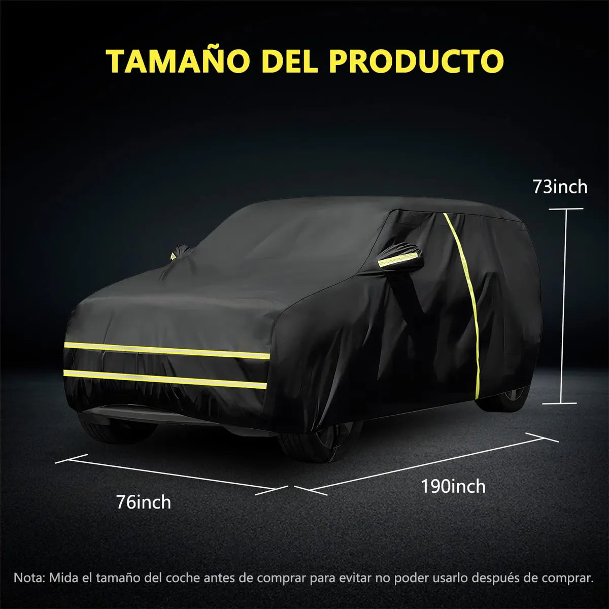 Funda Cubierta Auto SUV Impermeable y Anti-polvo para Protección Total