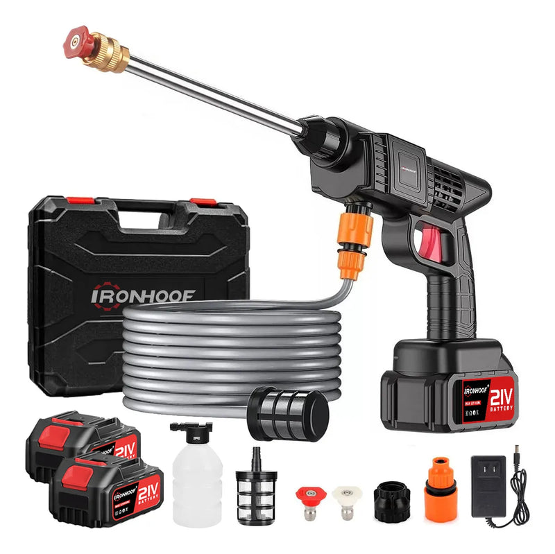 Hidrolavadora eléctrica portátil inalámbrica 550W 680psi de presión máxima - Metacompras