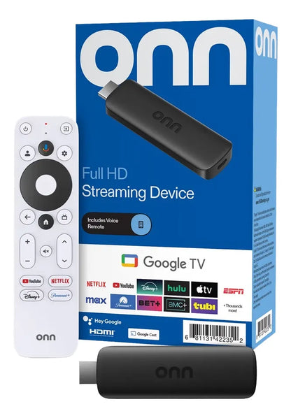 Dispositivo de streaming Full HD con control por voz y 8GB de almacenamiento