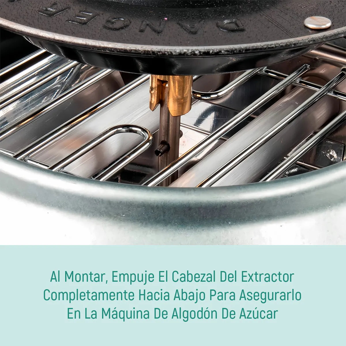 Máquina Eléctrica de Algodón de Azúcar Portátil + 50 Palitos Incluidos - Metacompras
