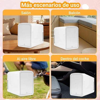 10-Liter Portable Mini Fridge, Quiet and Efficient for Drinks