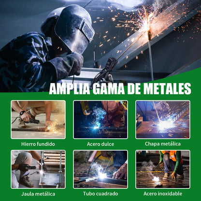 Soldadora Inversor Portátil 145A con 10 Electrodos - Kit Completo - Metacompras