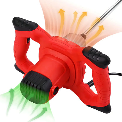 Mezcladora Eléctrica 2100W 6 Velocidades Ideal para Pintura y Cemento - Metacompras