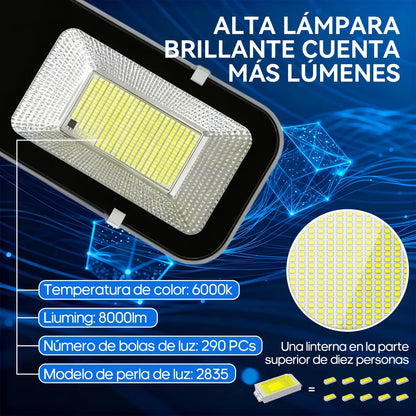 Lámpara LED Solar 300W para Iluminación Exterior Eficiente - Metacompras