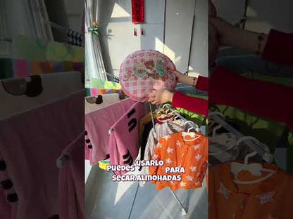 Tendedero Plegable Telescópico para Secado Eficiente de Prendas