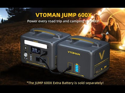 Generador Solar VTOMAN 600X - Potente y Portátil con Carga Rápida 299Wh