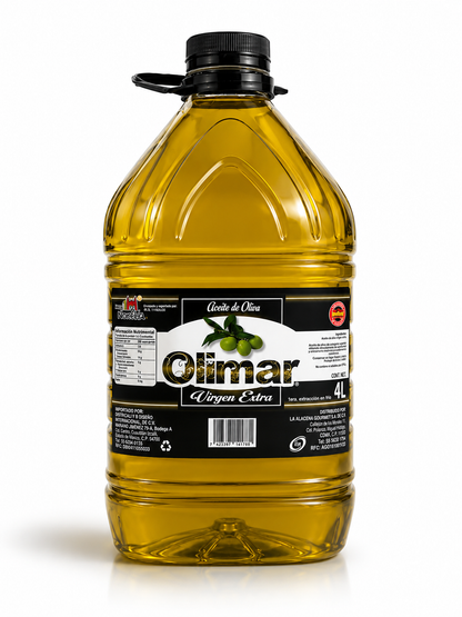 Aceite de Oliva Extra Virgen Olimar 4 L – Primera extracción en frío