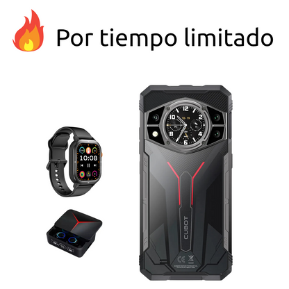 Cubot King Kong Ax, Dual SIM, 256 GB, 12 GB RAM, Resistente al Agua y Polvo
