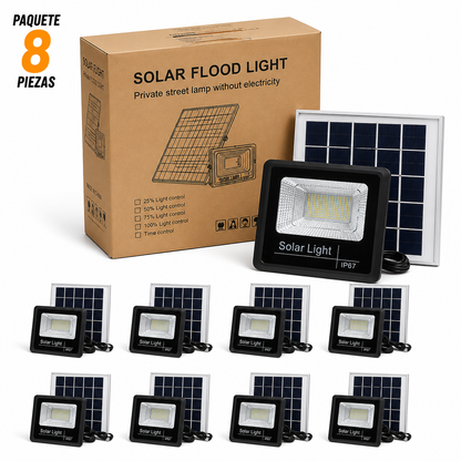 Kit 8 Lámparas Solares Exterior LED para Jardín - Ilumina tu Espacio con Estilo