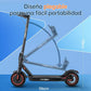 Scooter Eléctrico Patín E9 Pro 32 Km/h 350w Honey Whale
