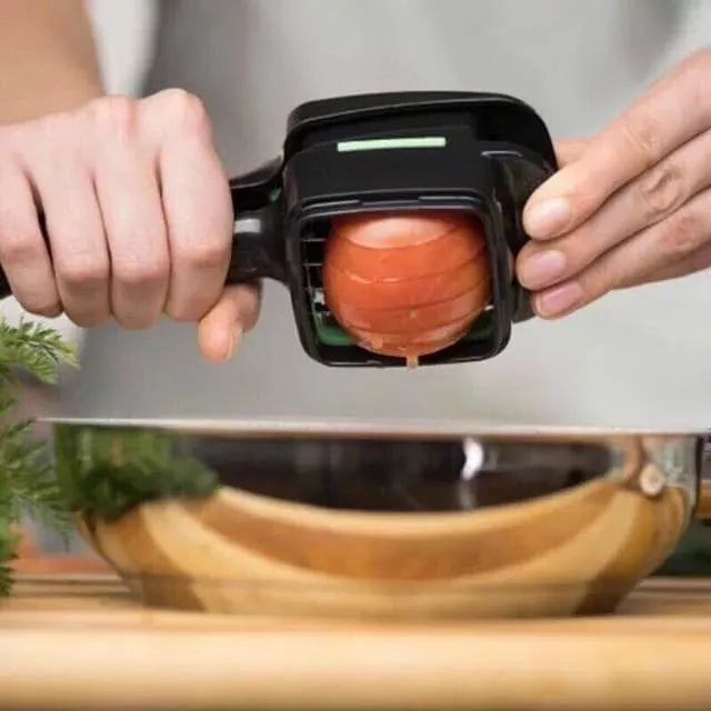 Rebanador Cortador Frutas Verduras 7 Piezas 5 En 1 De Mano - Metacompras