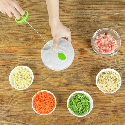 Picador Cortador Para Verduras Y Frutas Manual Food Chopper - Metacompras