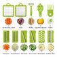 Cortador Rebanador Picador Manual De Verduras Fruta Rallador - Metacompras