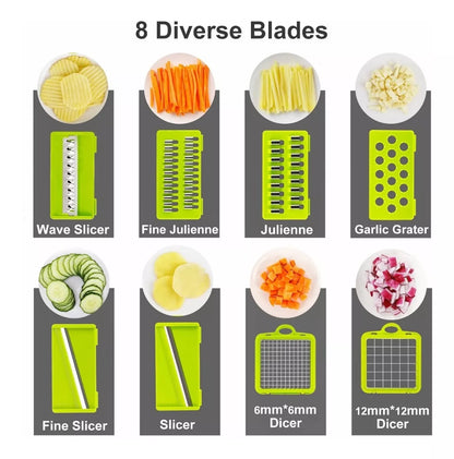 Cortador Rebanador Picador Manual De Verduras Fruta Rallador - Metacompras