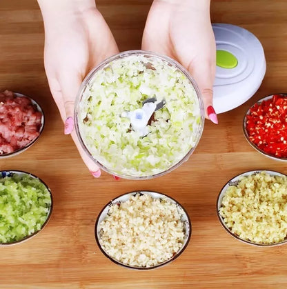 Picador Cortador Para Verduras Y Frutas Manual Food Chopper - Metacompras