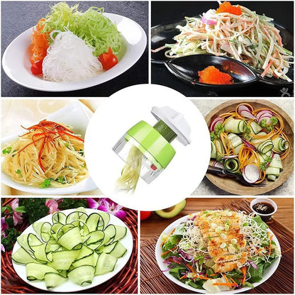 Spiralizer Rallador Cortador De Verduras En Espiral Cocina - Metacompras