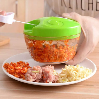 Picador Cortador Para Verduras Y Frutas Manual Food Chopper - Metacompras