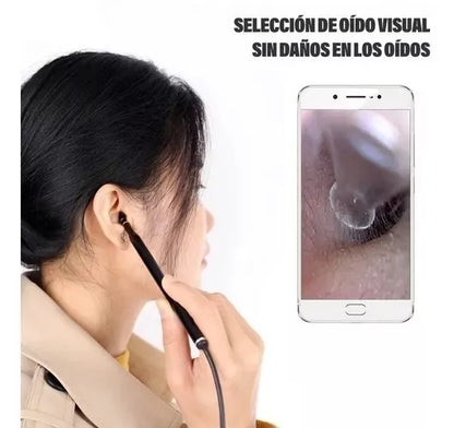 Cámara Endoscopio Del Oídos, Otoscopio Con 6 Led - Metacompras