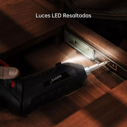 Destornillador Eléctrico Taladro Inalámbrico 3.6v, 47pcs - Metacompras