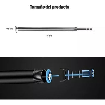 Cámara Endoscopio Del Oídos, Otoscopio Con 6 Led - Metacompras