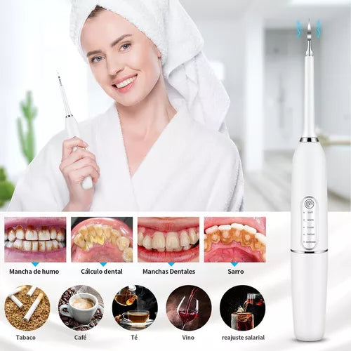 Cepillo De Dientes Eléctrico Recargable Ultrasónico 3 Cabezas - Metacompras