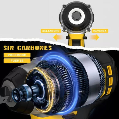 Llave De Impacto Inalámbrico Pistola Electrica Sidsys 4.0ah - Metacompras