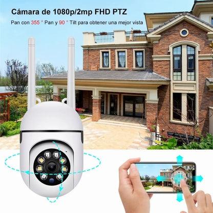 Camara rotatoria PTZ exterior Yi IoT - Metacompras
