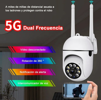 Camara rotatoria PTZ exterior Yi IoT - Metacompras