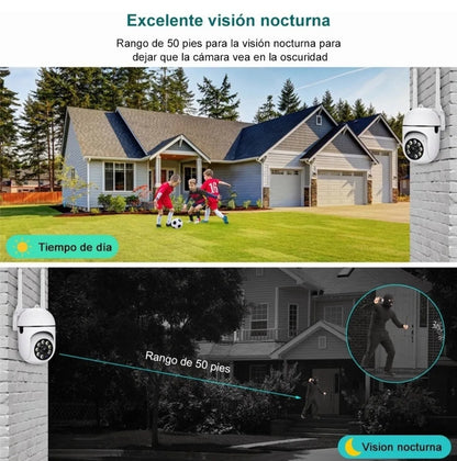 Camara rotatoria PTZ exterior Yi IoT - Metacompras