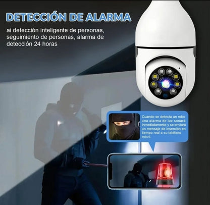 Foco Camara Wifi PTZ - Metacompras
